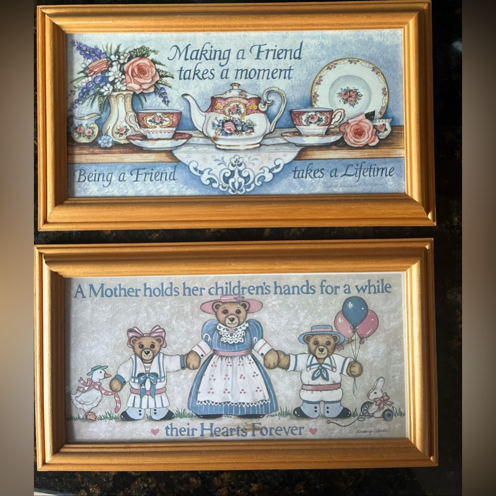 Vintage Figi Graphics  Wall Decor 1989&1993.